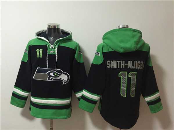 Men's Seattle Seahawks #11 Jaxon Smith-Njigba Black Ageless Must-Have Lace-Up Pullover Hoodie,We sell and wholesale Men's Seattle Seahawks #11 Jaxon Smith-Njigba Black Ageless Must-Have Lace-Up Pullover Hoodie on line form chian!